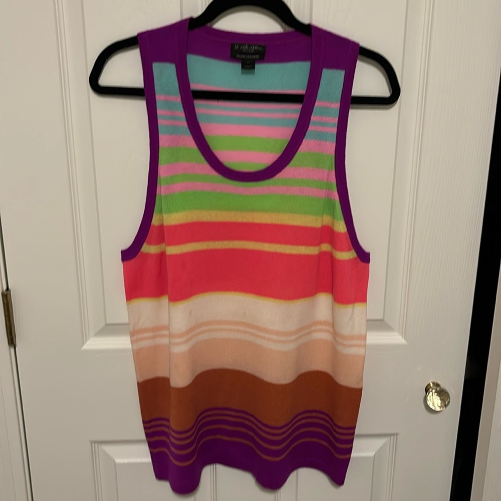 The Elder Statesman with J Crew cashmere tank size M.